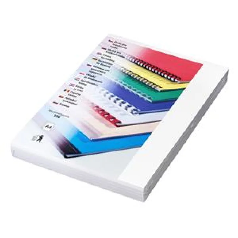 FELLOWES Kartonové desky Chromo A4, 250g, bílá LAMCOCH400BL