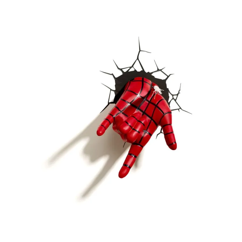 Marvel 3D LED lampa Spiderman Hand