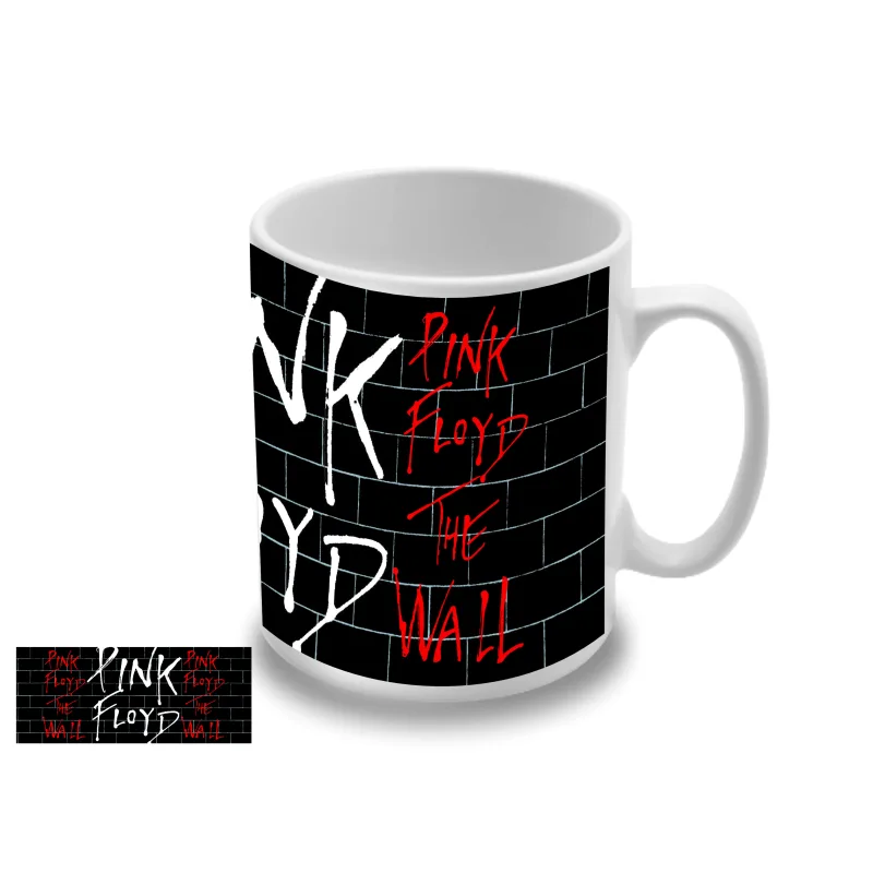 Pink Floyd - The Wall Black and Red motív (hrnček)