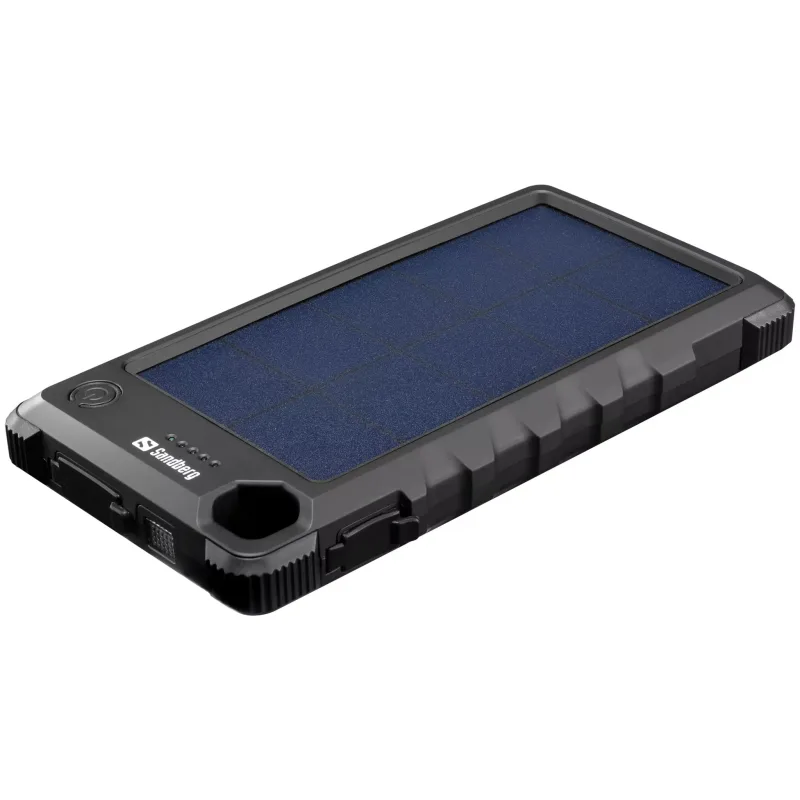 NONAME Sandberg Outdoor Solar Powerbank 10000 mAh, solární nabíječka, černá 420-53
