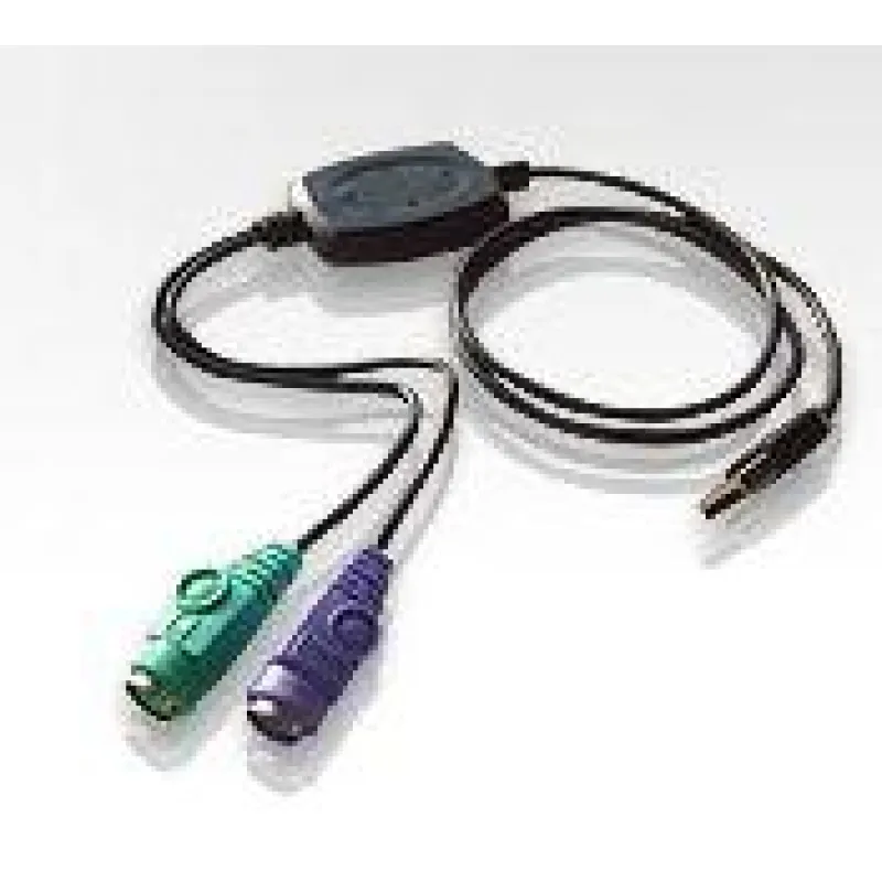 ATEN USB konvertor na 2xPS/2, kl.+myš, kabelový UC-10KM
