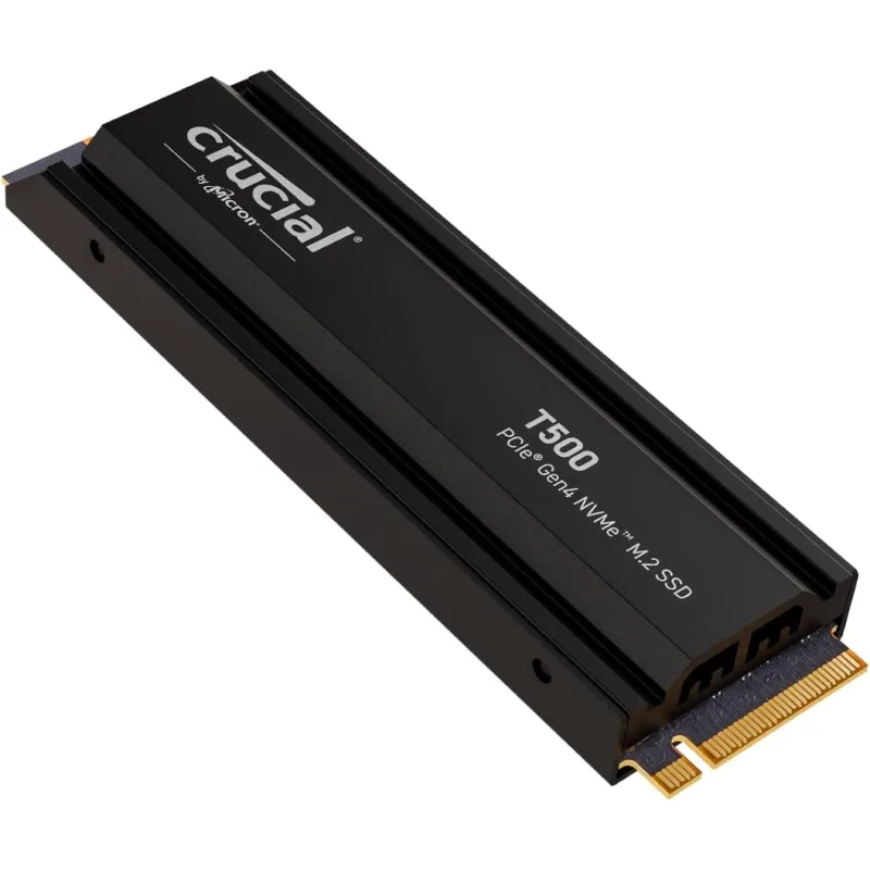Crucial T500/1TB/SSD/M.2 NVMe/Černá/Heatsink/5R CT1000T500SSD5