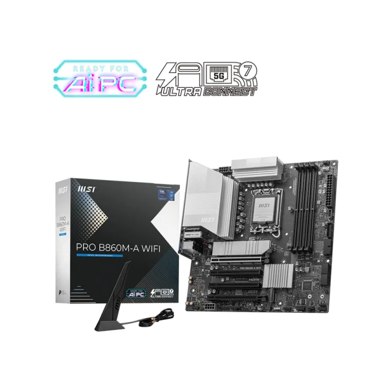 MSI PRO B860M-A WIFI/LGA 1851/mATX PRO B860M-A WIFI