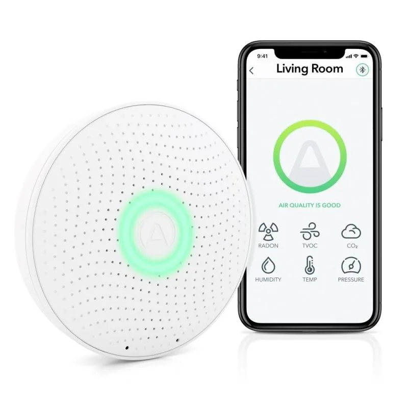 NONAME AirThings Wave plus - senzor kvality ovzduší, radonu, vlhkosti, teploty, VOC, CO2 a tlaku 2910
