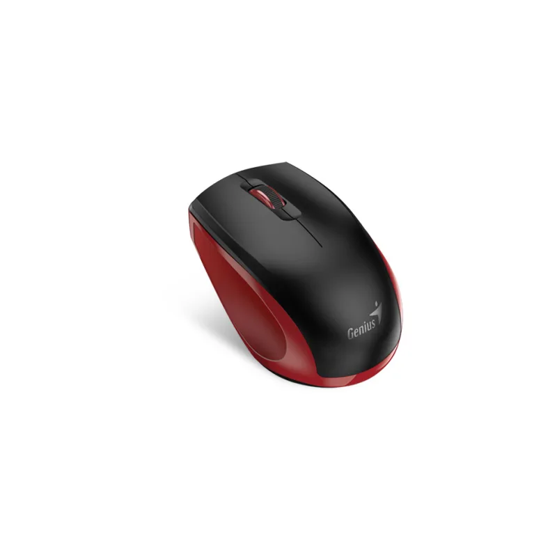 Genius NX-8006S/Kancelářská/Optická/Bezdrátová USB/Černá-červená 31030024401