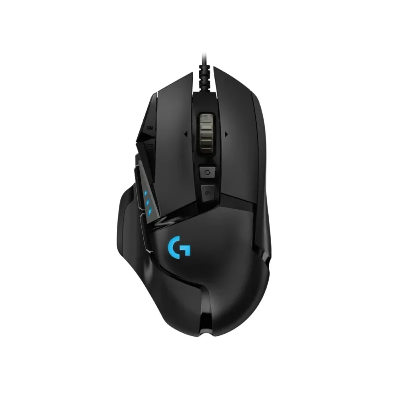 LOGITECH OEM Logitech G502 HERO/Herní/Optická/Pro praváky/25 600 DPI/Drátová USB/Černá 910-005470