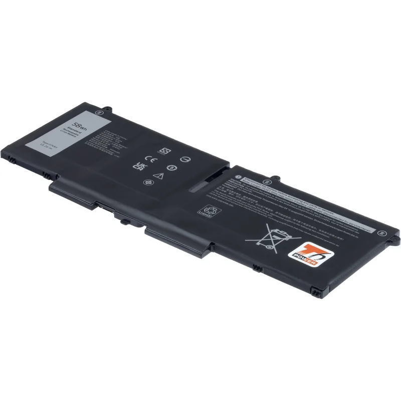 Baterie T6 Power Dell Latitude 5330, 5430, 5530, 7330, 7430, 7530, 3815mAh, 58Wh, 4cell, Li-pol NBDE0243