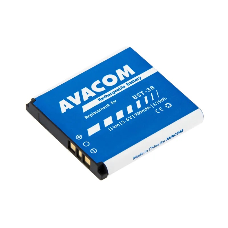 Baterie AVACOM do mobilu Sony Ericsson S510i, K770 Li-Ion 3,6V 930mAh (náhrada BST-38) GSSE-BST38-S930