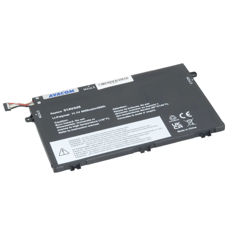 Baterie AVACOM pro Lenovo ThinkPad E14, E15, E580, E490 Li-Pol 11,1V 4050mAh 45Wh NOLE-E580-68P