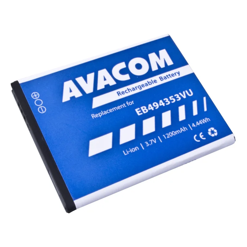 Baterie AVACOM GSSA-5570-S1200A do mobilu Samsung 5570 Galaxy mini Li-Ion 3,7V 1200mAh GSSA-5570-S1200A