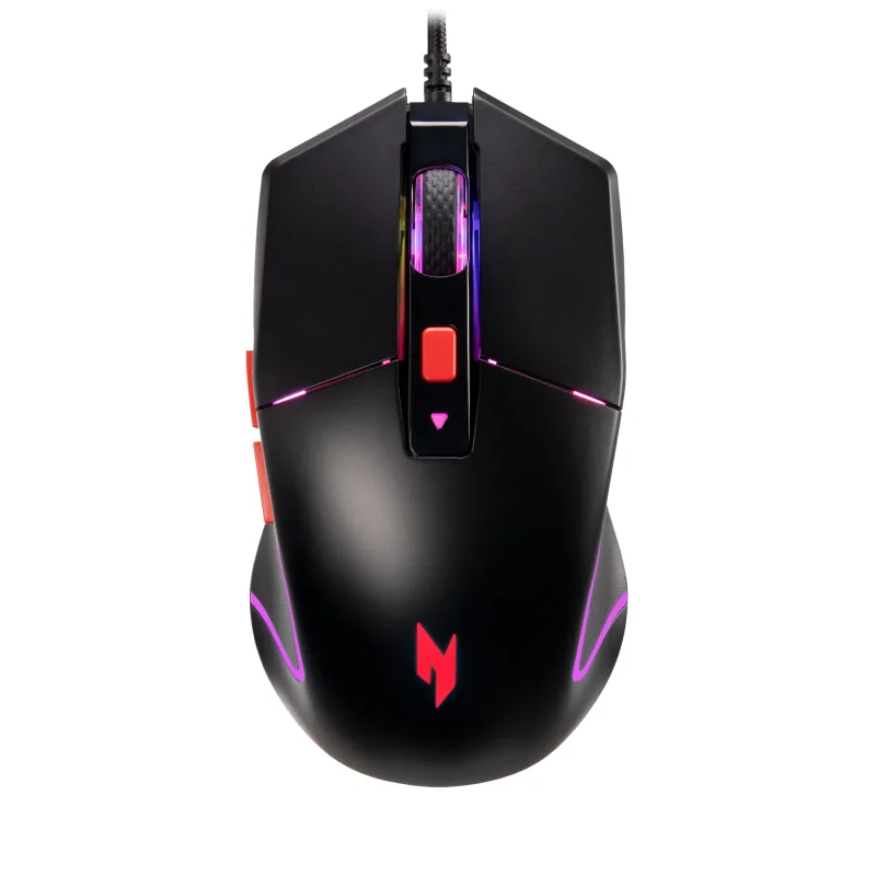 Acer Nitro NMW100/Herní/Optická/Pro praváky/7 200 DPI/Drátové USB-A/Černá GP.MCE11.03Y
