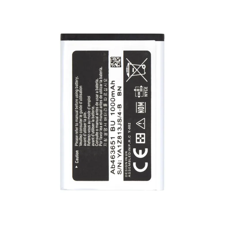 NONAME Samsung baterie AB463651BE Li-Ion 1000mAh (OEM) 8596311193361
