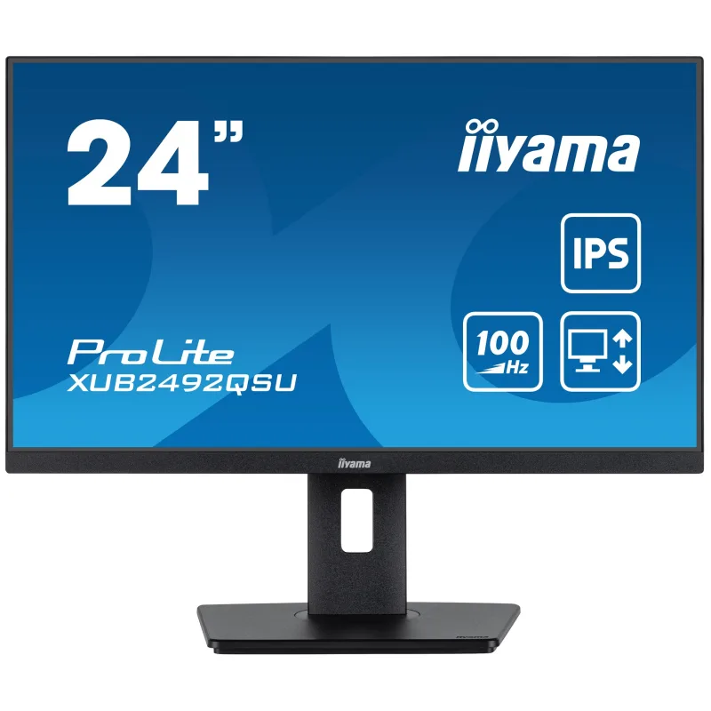 iiyama ProLite/XUB2492QSU-B1/23,8"/IPS/QHD/100Hz/0,5ms/Black/3R XUB2492QSU-B1