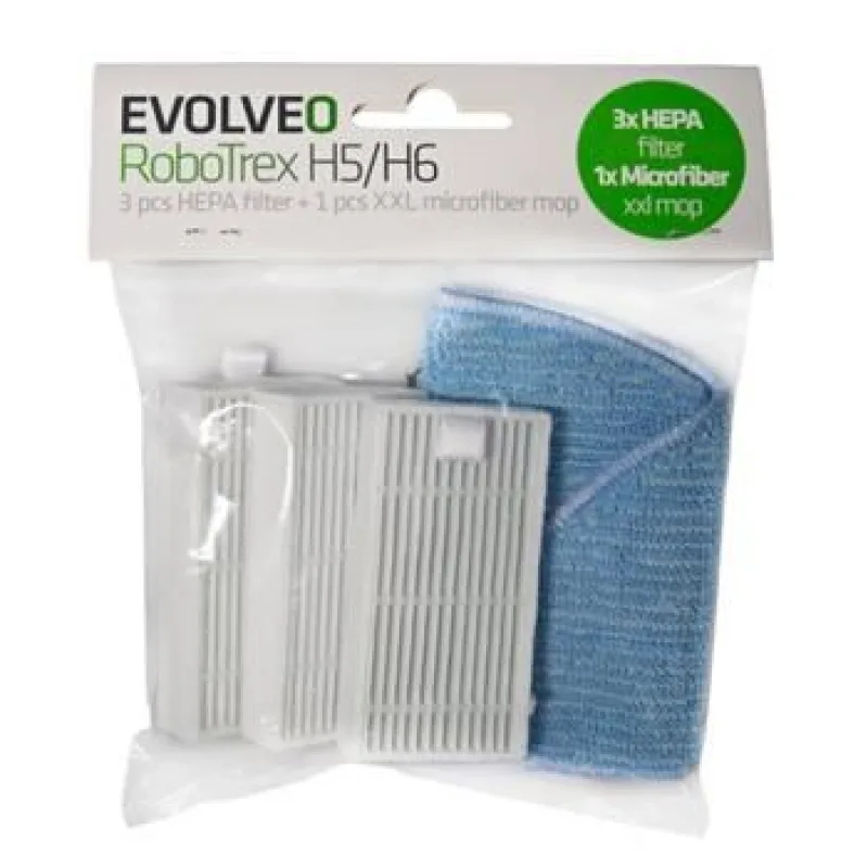 EVOLVEO RoboTrex H5, H6, příslušenství (HEPA filtr, mop z mikrovlákna) RTX-ACP