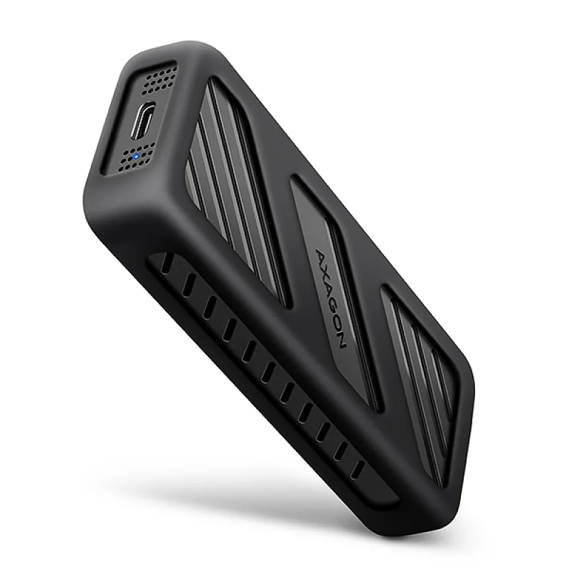 AXAGON EEM2-20G, USB-C 20Gbps - M.2 NVMe SSD kovový ARMORED box EEM2-20G
