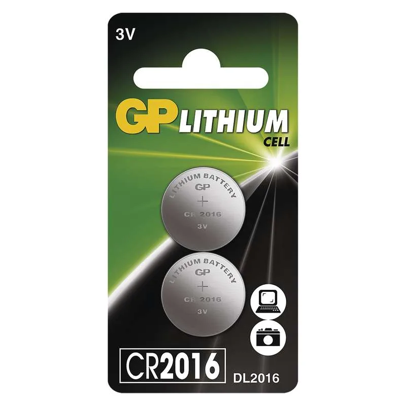 GP BATERIE GP CR2016 Lithiová knoflíková baterie (2ks) 1042201612