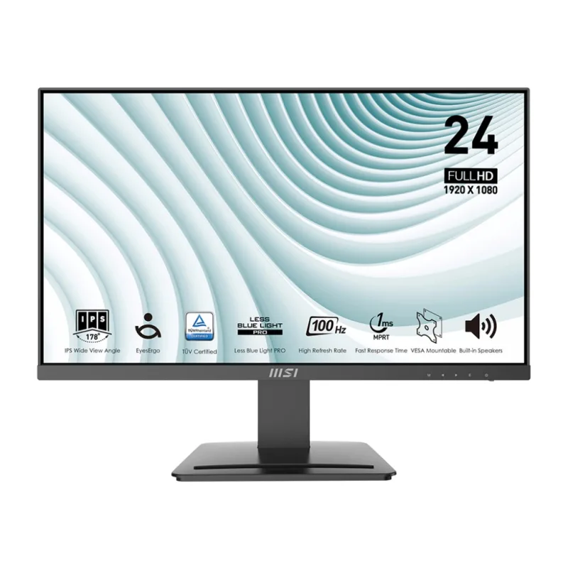 MSI Pro/MP243X/23,8"/IPS/FHD/100Hz/4ms/Černá/2R PRO MP243X