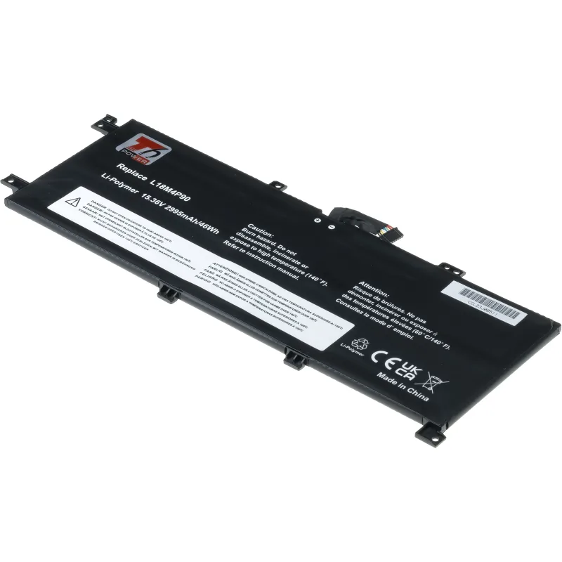Baterie T6 Power pro Lenovo ThinkPad L13 Yoga Gen 1, Gen 2, 2995mAh, 46Wh, 4cell, Li-Pol NBIB0220