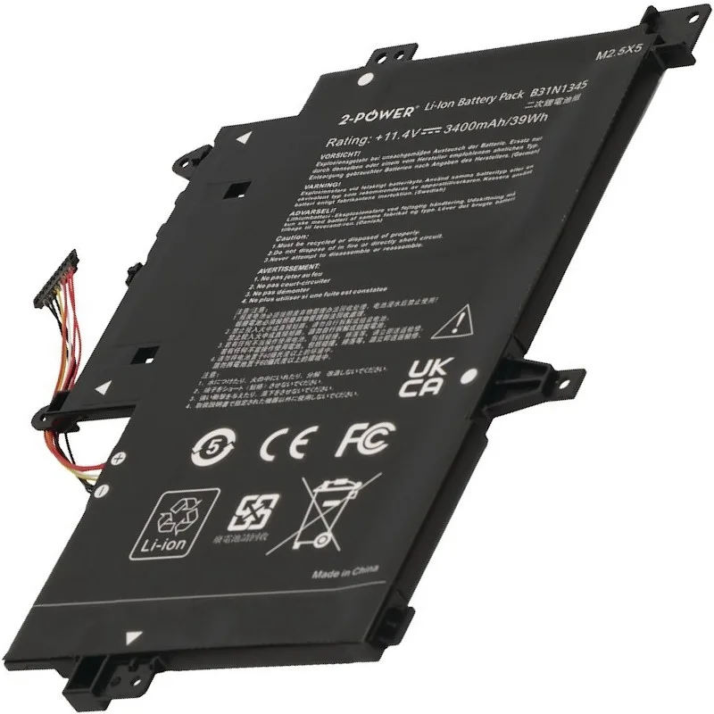 2-POWER Baterie 11,4V 3400mAh pro ASUS TP500LA, TP500LAB, TP500LAG, TP500LB 77051226