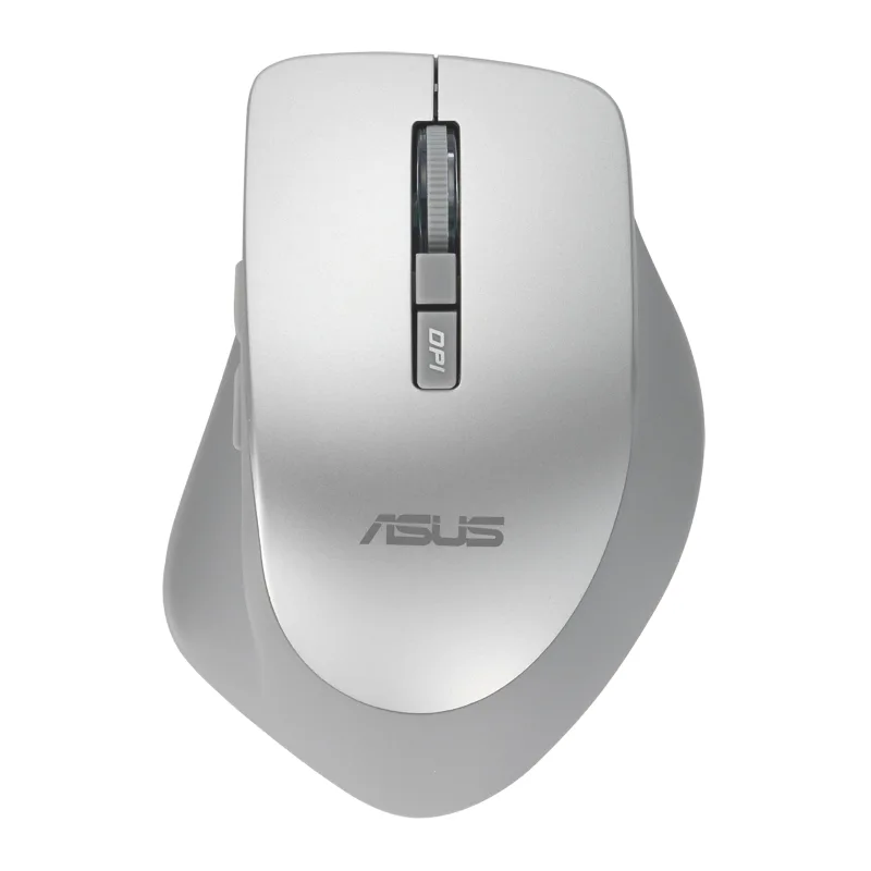 ASUS WT425/Ergonomická/Optická/Pro praváky/1 600 DPI/Bezdrátové USB/Stříbrná 90XB0280-BMU0L0