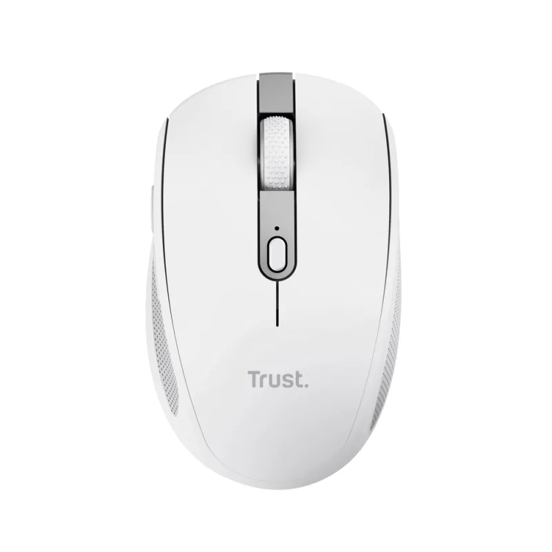 Trust Ozaa/Kancelářská/Optická/Pro praváky/3 200 DPI/USB+BT/Bílá 24933