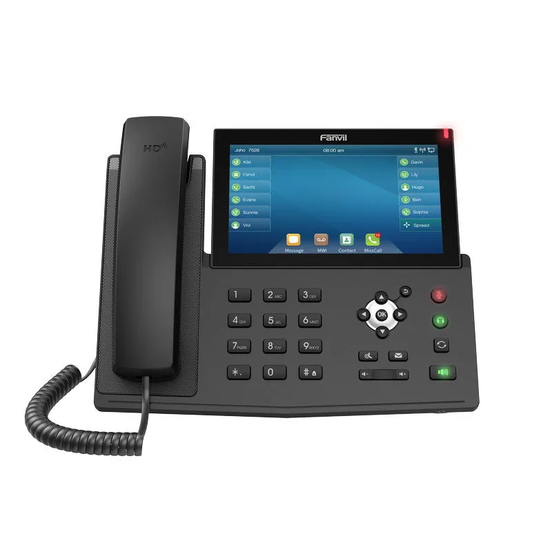 GRANDSTREAM Fanvil X7 SIP telefon, 7"bar.dotyk.displ., 20 SIP účt, 127 DSS tl.,BT, USB X7