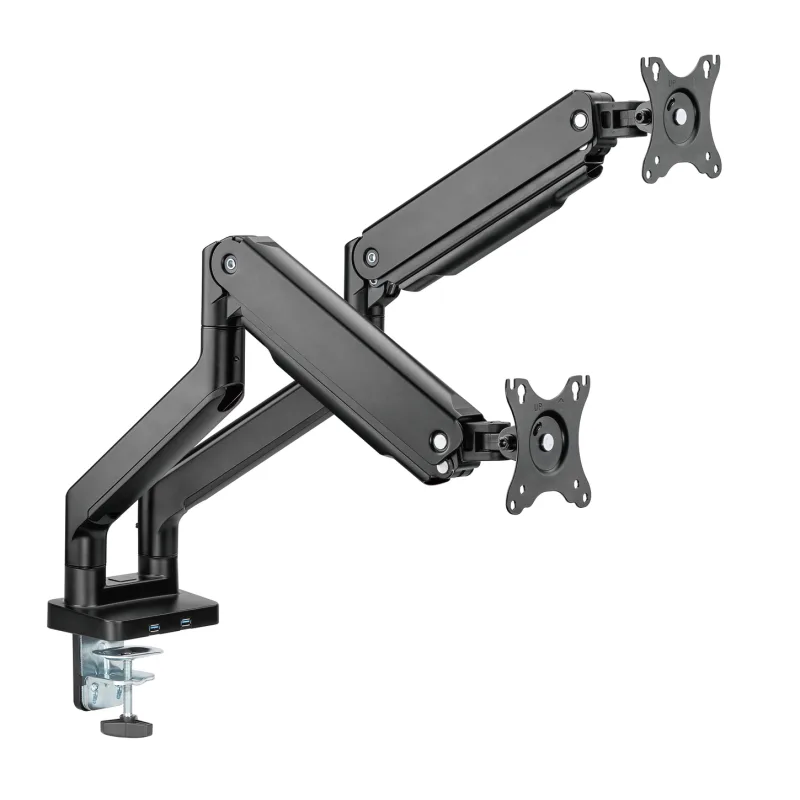 Držák monitoru Brateck LDT60-C024 dvě ramena vedle sebe mechanická pružina Heavy Duty BRLDT60C024
