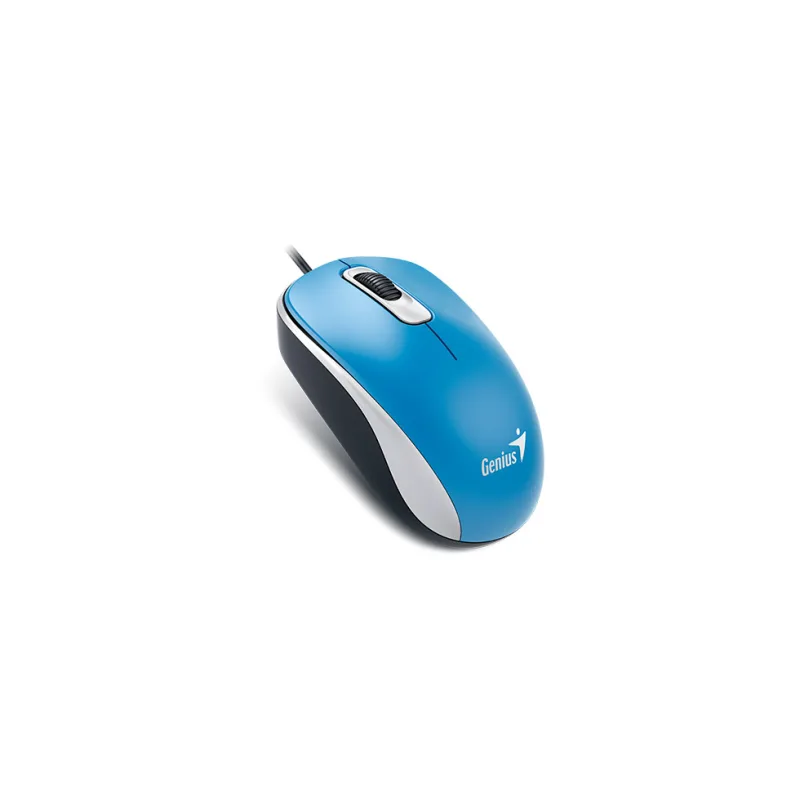 GENIUS DX-110/Kancelářská/Optická/1 000 DPI/Drátová USB/Modrá 31010116110