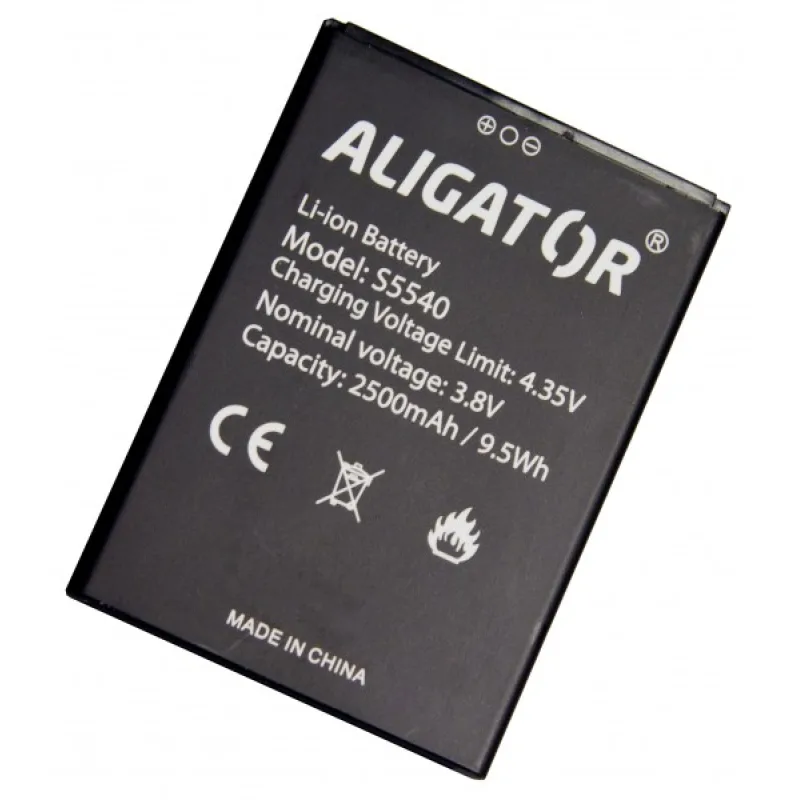 Aligator baterie S5540 Duo, Li-Ion 2500mAh bulk AS5540BAL