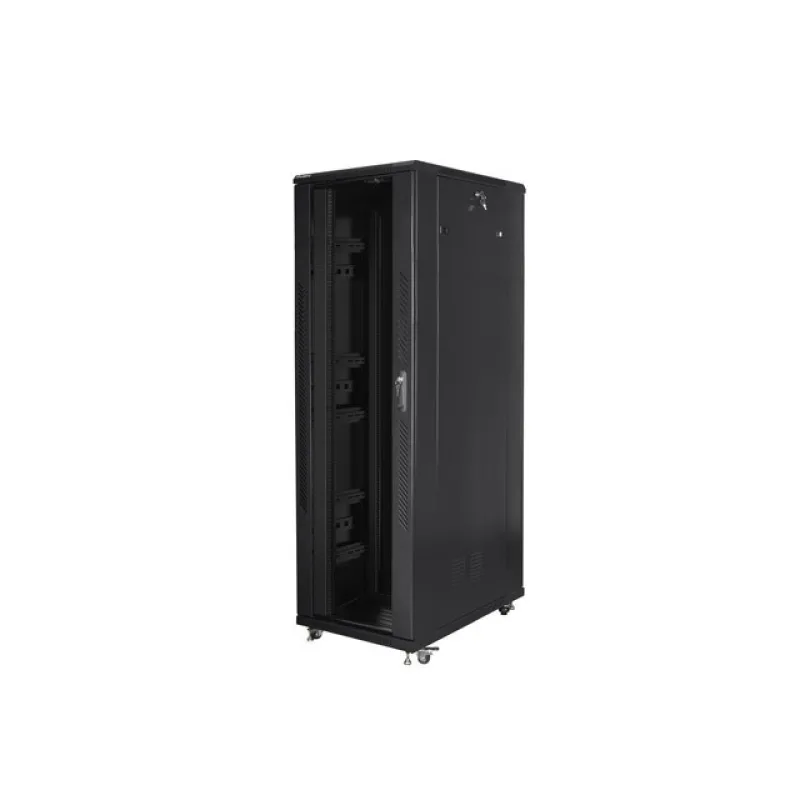LANBERG Stojanový rack 19" 42U/800x1200 flat pack black FF01-8242-12BL