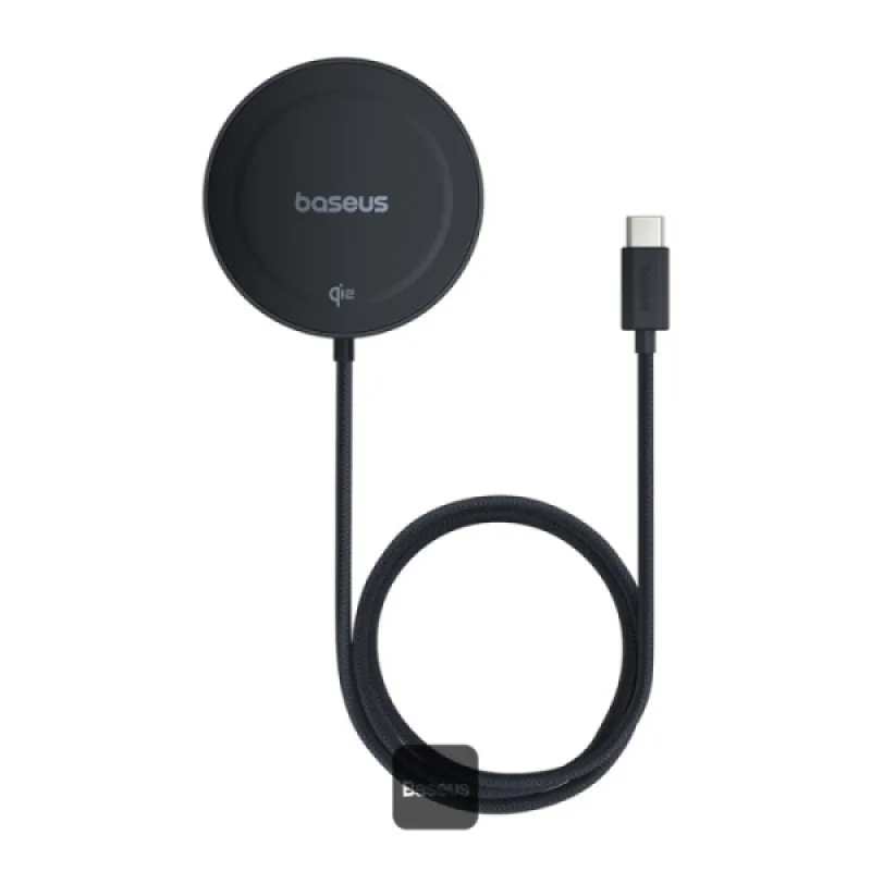 NONAME Baseus bezdrátová nabíjecí magnetická podložka Simple Mini4 Qi2 15W černá 6932172658427