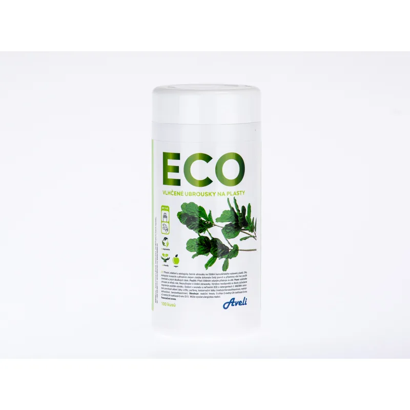 AVELI ECO vlhčené ubrousky na plasty ECO-00103