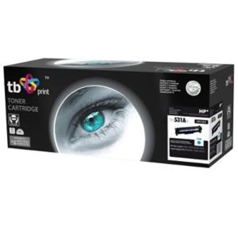 Toner TB kompatibilní s HP CC531A,100% new, Cy TH-531AN