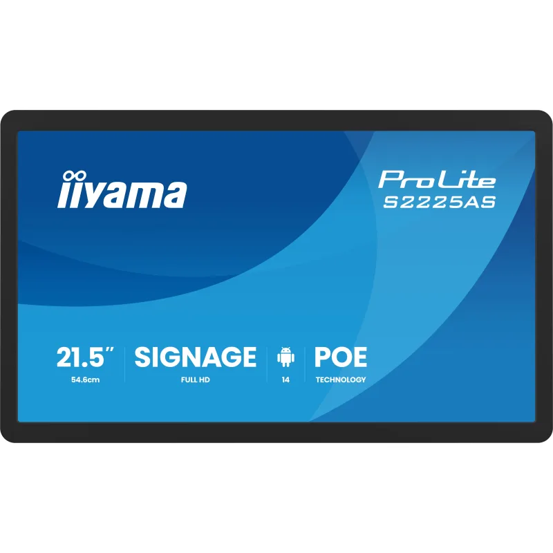 22" iiyama S2225AS-B1P:IPS,FHD,Android S2225AS-B1P
