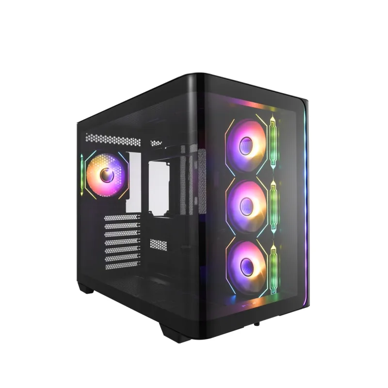 FSP M580-BP/Midi Tower/Transpar./Černá POC0000247