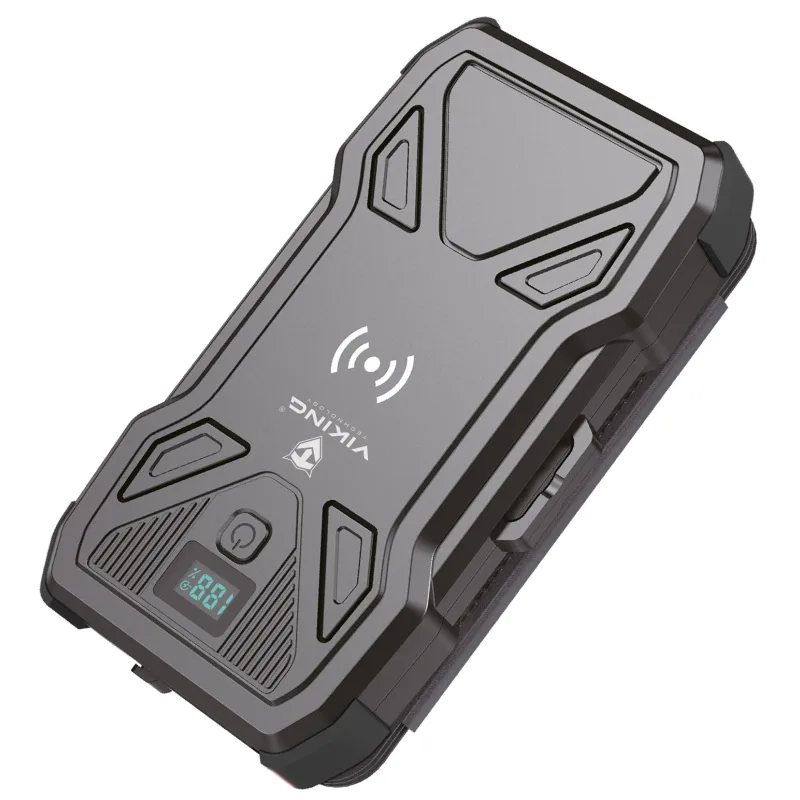 Solární powerbanka VIKING TYR I/Output:1xUSB-C,2xUSB-A/Wireless charge 15W max/10000mAh/LED světlo TYR1