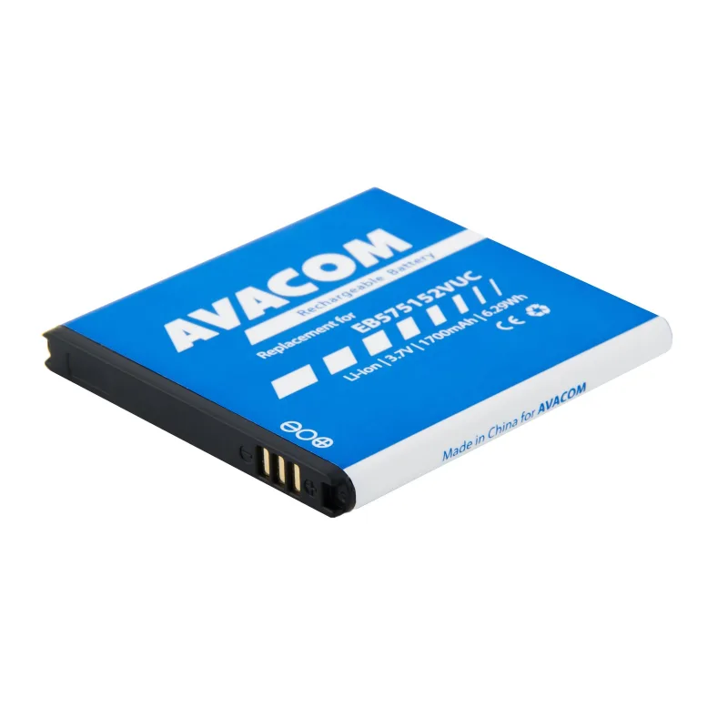 Baterie AVACOM GSSA-i9000-S1700A do mobilu Samsung S I9000 Galaxy S Li-Ion 3,7V 1700mAh GSSA-i9000-S1700A