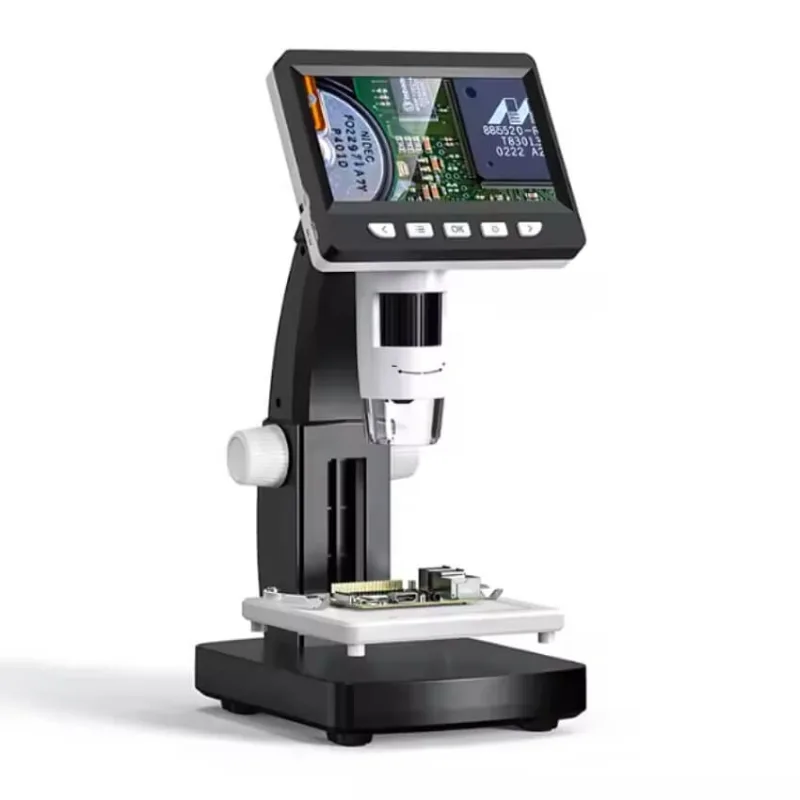W-Star Digitální Mikroskop LCD 4,3”, ML306B, 2MPx, 1000x, přísvit, stojan, černá ML306B