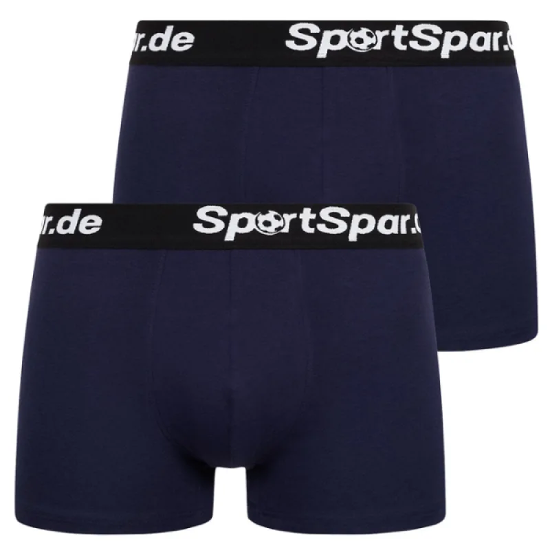 Pohodlné Pánske Boxerky SPORTSPAR balenie 2 ks 95% Bavlna Modré XL