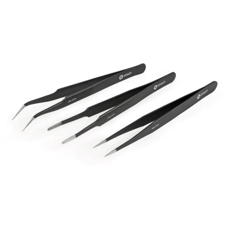 NONAME iFixit Precision Tweezers Set Pro, ESD Safe, sada 3 pinzet IF145-060-3