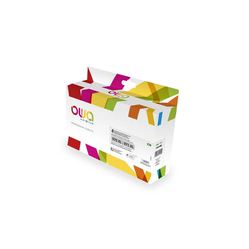OWA ARMOR ink HP OJ kompatibilní s (CN625/626/627/628A), 4-pack (CMYK), 246ml/3x106ml K10396OW
