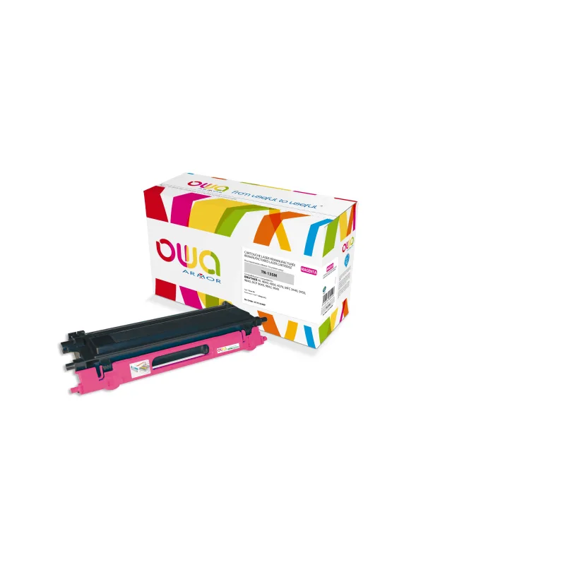 OWA Armor toner kompatibilní s Brother TN-135M, 4000st, červená/magenta K15142OW