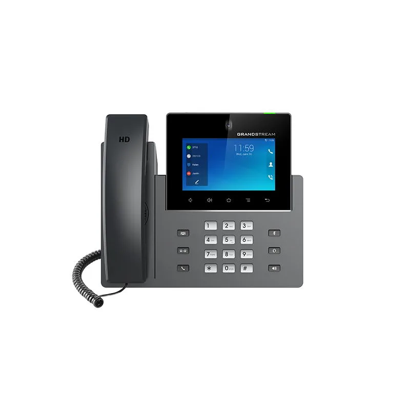 Grandstream GXV3450 SIP video telefon, 5"IPS bar.dot.displ., 16 SIP účty, Android11, WiFi, BT, PoE+ GXV3450