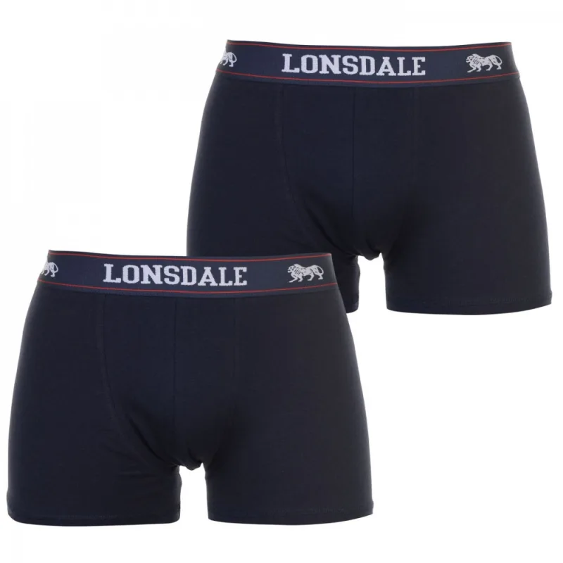 Lonsdale Prémiové Pánske Trenky Balenie 2ks Modré M
