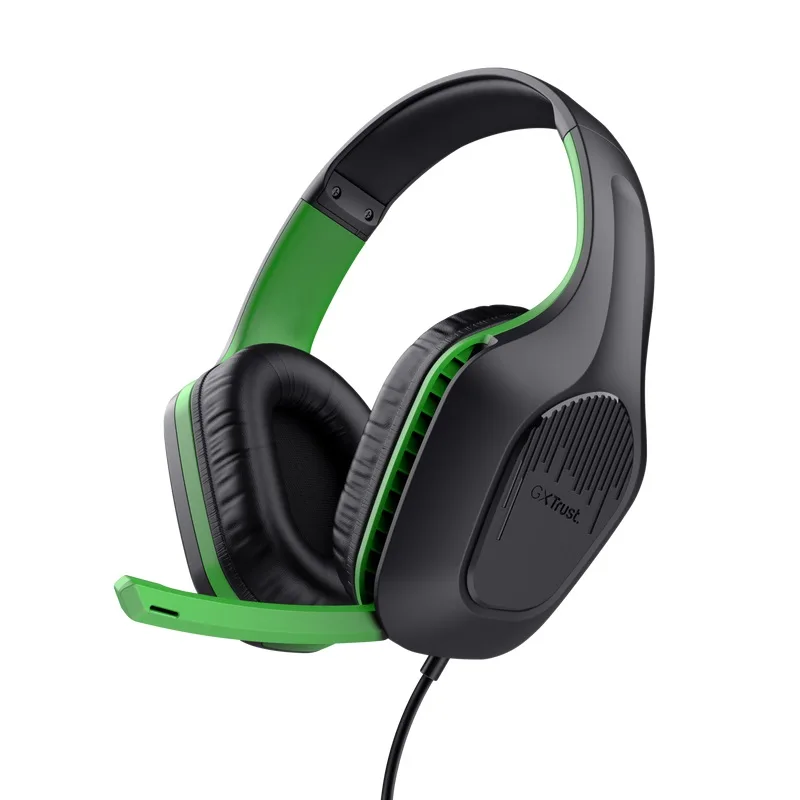 Trust GXT 415X ZIROX/Stereo/Jack/Drát/Černá-zelená 24994