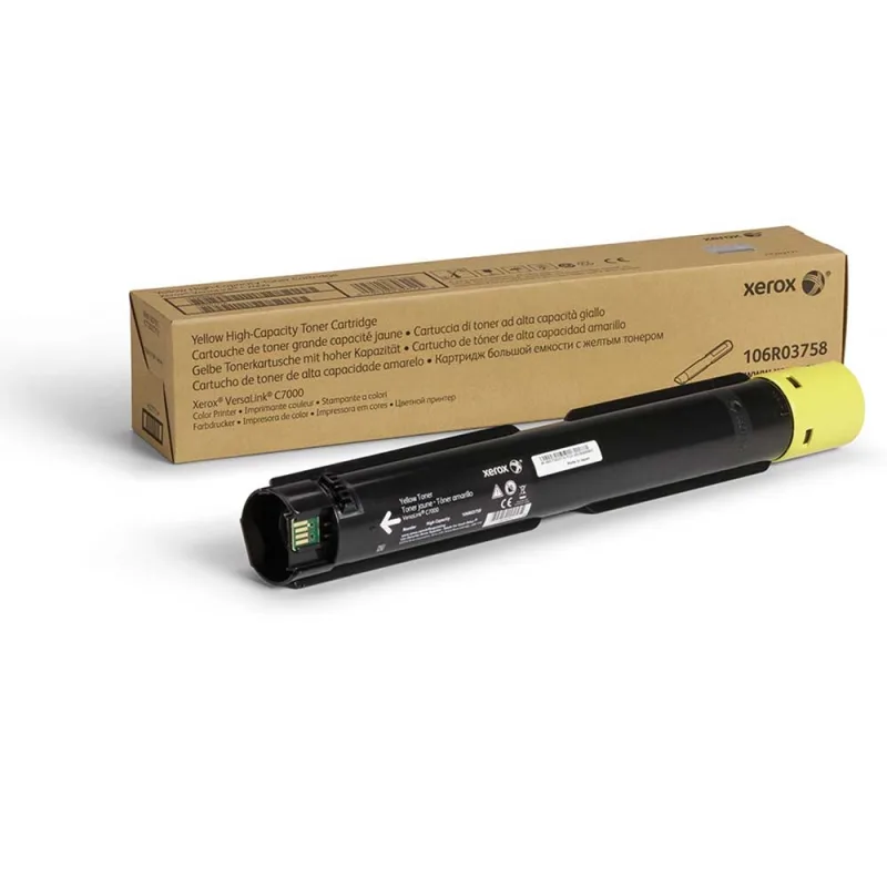Xerox Yellow HI CAP Toner Cartridge VLC7000/10100 106R03766