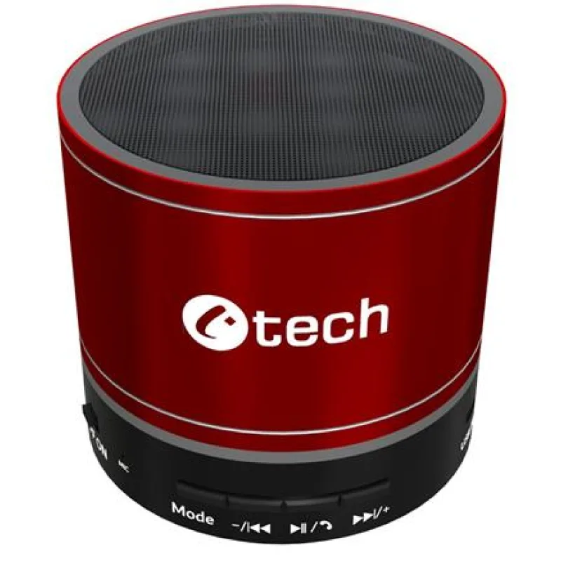 Repro C-TECH SPK-08R, bluetooth, červený SPK-08R
