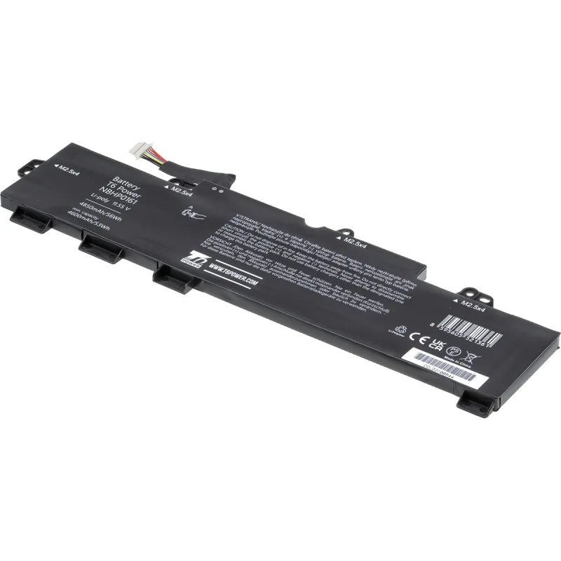Baterie T6 Power HP EliteBook 755 G5, 850 G5, 850 G6, ZBook 15u G5, 4850mAh, 56Wh, 3cell, Li-pol NBHP0161