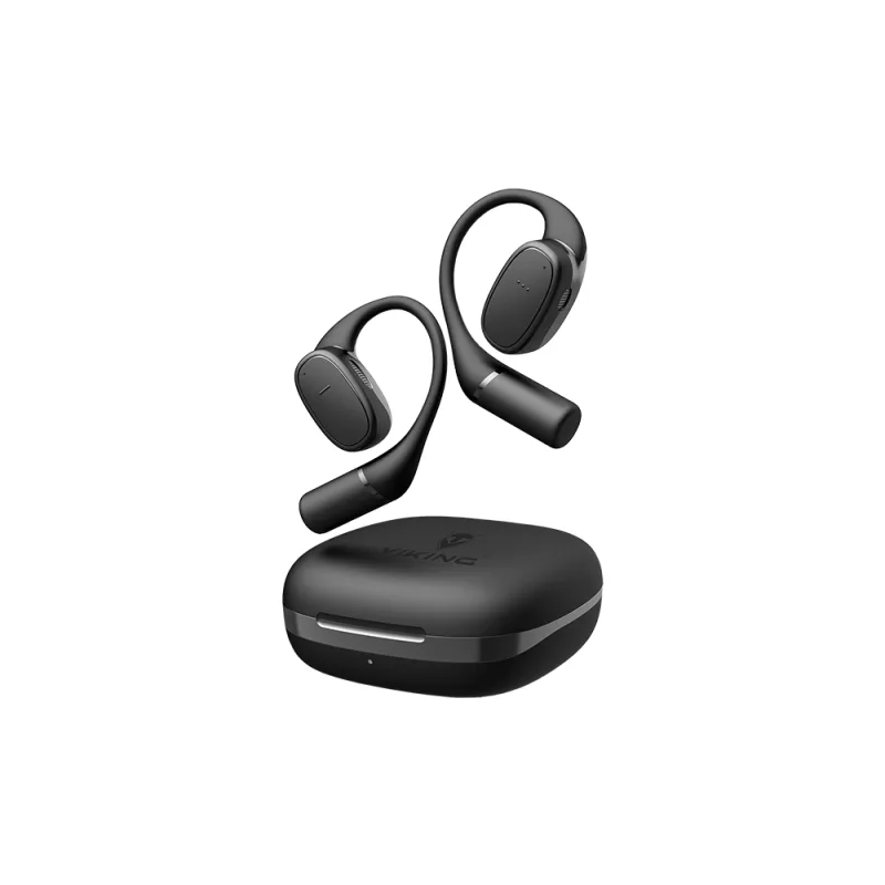 Bezdrátová Bluetooth sluchátka Viking V49/BT/Bezdrát/Černá VV49