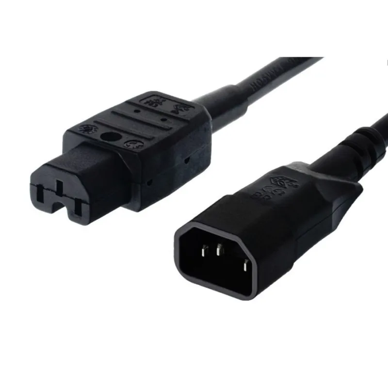 PremiumCord Kabel síťový prodlužovací, IEC320 C14 - C15, 2m kpss2